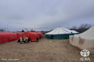 スロバキアの巨大テント